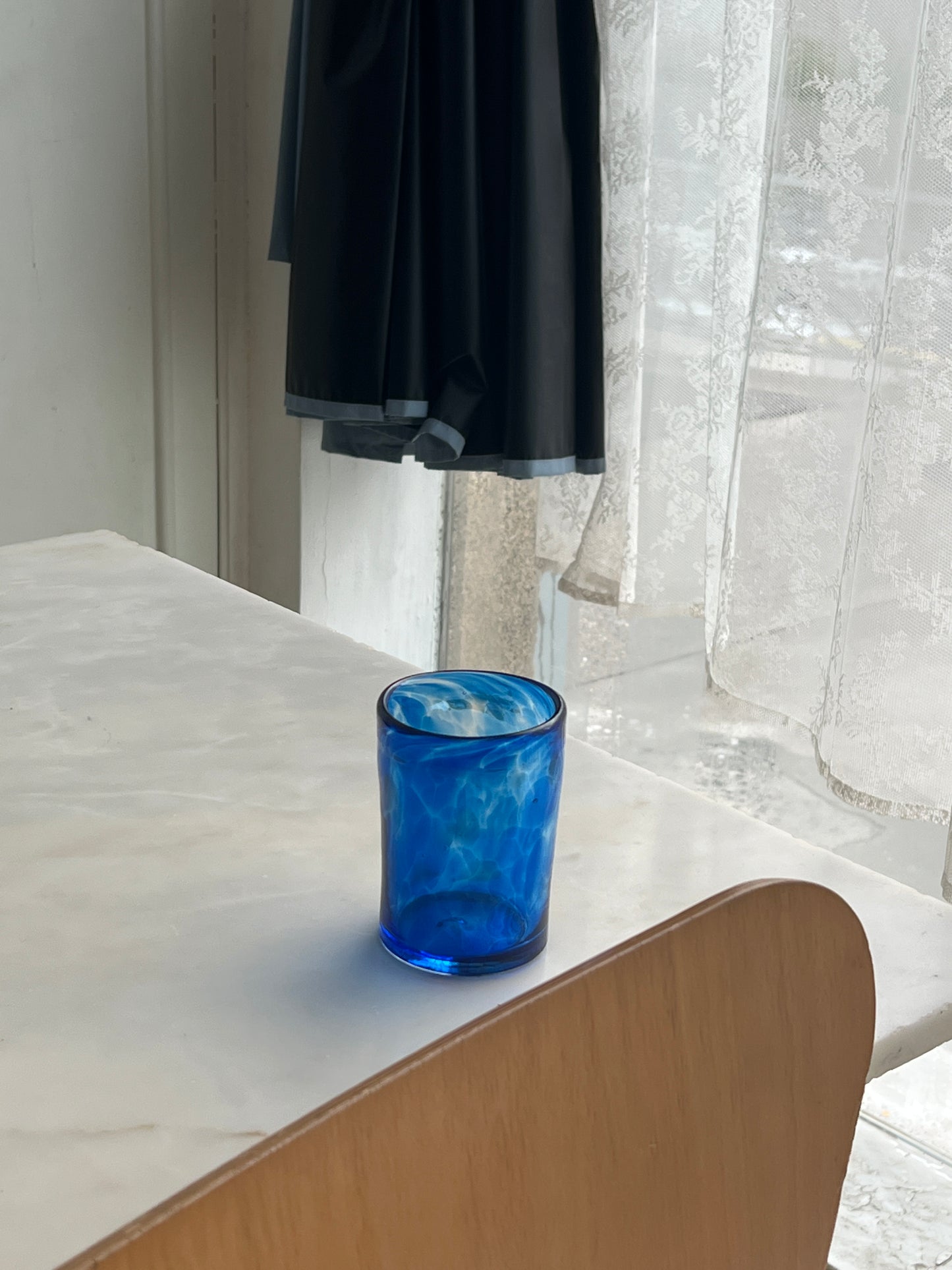 AC MURANO BLUE GLASS