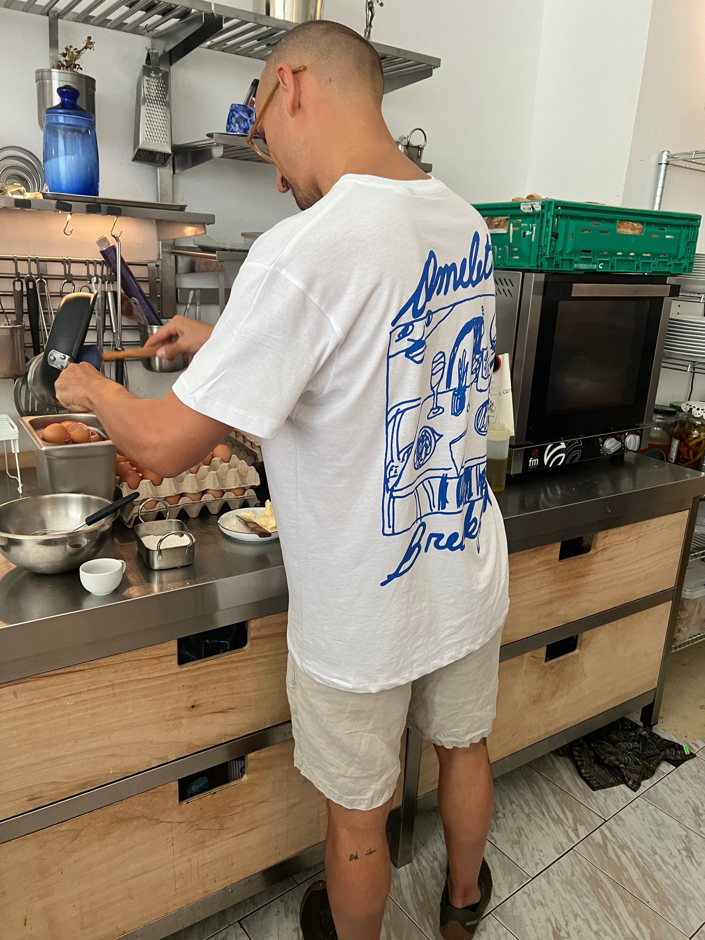 Omelette Breakfast T-Shirt Psyche Cafe